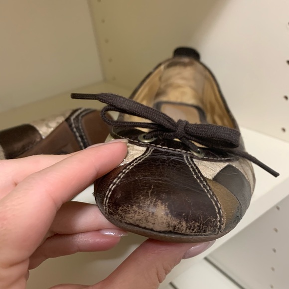 Coach Jenilee patchwork flats 7.5 - Picture 4 of 6